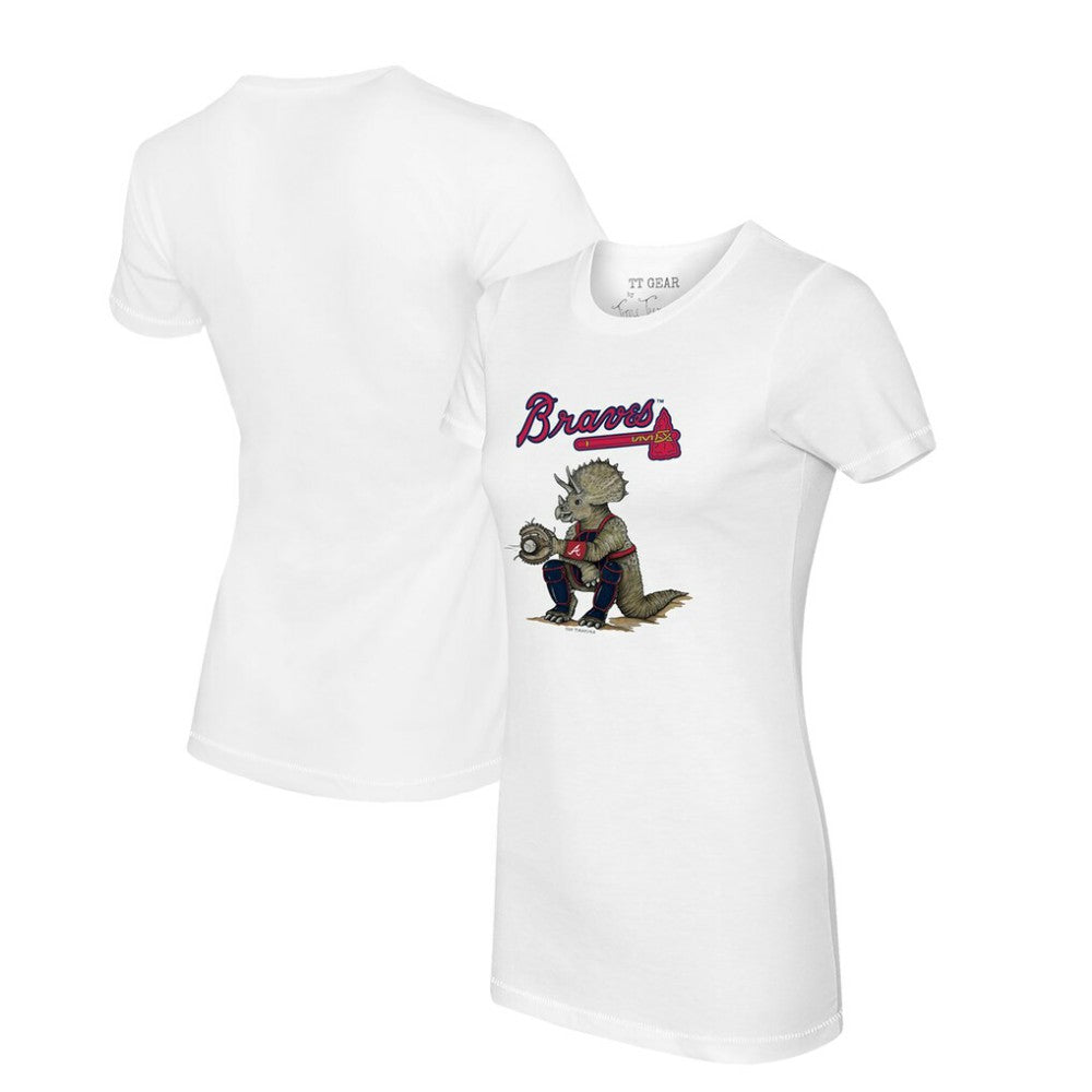 Atlanta Braves Tiny Turnip Women's Triceratops T-Shirt for sale