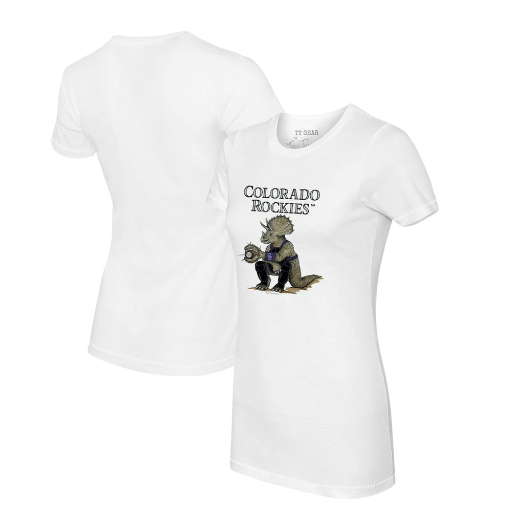 Colorado Rockies Tiny Turnip Women's Triceratops T-Shirt Lifestyle