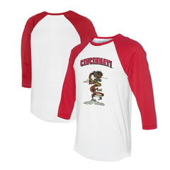 Cincinnati Reds Tiny Turnip Unisex 2024 Year of the Dragon 3/4-Sleeve Raglan T-Shirt discount