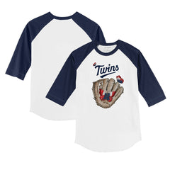 Minnesota Twins Tiny Turnip Youth Butterfly Glove 3/4-Sleeve Raglan T-Shirt Near Me