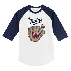Minnesota Twins Tiny Turnip Youth Butterfly Glove 3/4-Sleeve Raglan T-Shirt Near Me