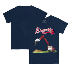 Atlanta Braves Tiny Turnip Youth Excavator T-Shirt Near Me