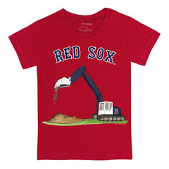 Boston Red Sox Tiny Turnip Youth Excavator T-Shirt On Sale