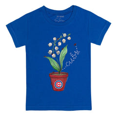 Chicago Cubs Tiny Turnip Youth Lilies & Ladybugs T-Shirt Online