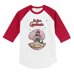 St. Louis Cardinals Tiny Turnip Youth Mermaid 3/4-Sleeve Raglan T-Shirt for sale