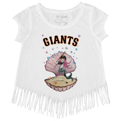 San Francisco Giants Tiny Turnip Girls Youth Mermaid Fringe T-Shirt Online