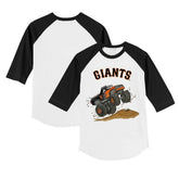 San Francisco Giants Tiny Turnip Youth Monster Truck 3/4-Sleeve Raglan T-Shirt for sale