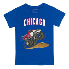 Chicago Cubs Tiny Turnip Youth Monster Truck T-Shirt On Sale