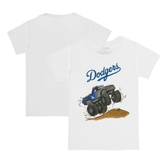 Los Angeles Dodgers Tiny Turnip Youth Monster Truck T-Shirt discount