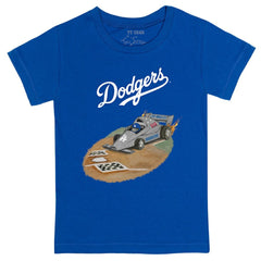 Los Angeles Dodgers Tiny Turnip Youth Race Car T-Shirt for sale