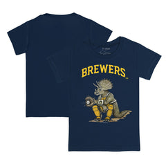 Milwaukee Brewers Tiny Turnip Youth Triceratops T-Shirt discount