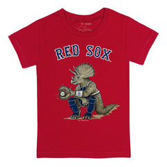 Boston Red Sox Tiny Turnip Youth Triceratops T-Shirt Lifestyle