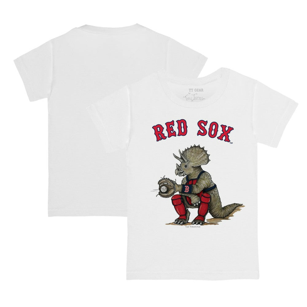 Boston Red Sox Tiny Turnip Youth Triceratops T-Shirt discount