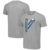 Buffalo Sabres - Starter Color Scratch T-Shirt Heather Gray