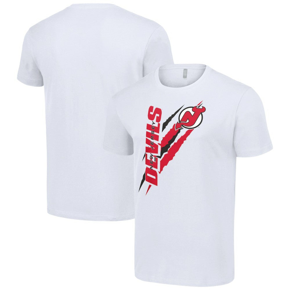 New Jersey Devils - Starter Color Scratch T-Shirt White