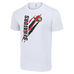 Ottawa Senators - Starter Color Scratch T-Shirt White