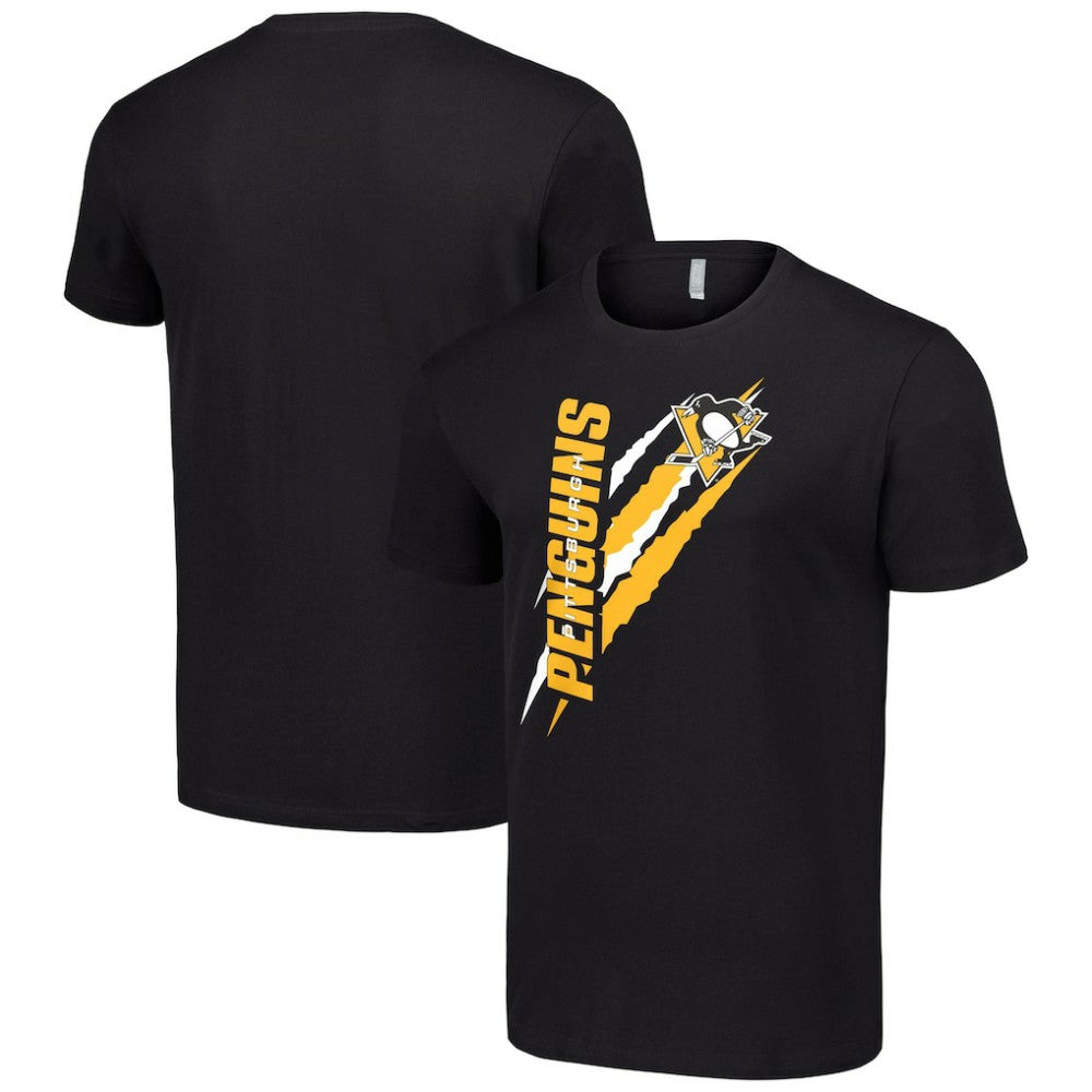 Pittsburgh Penguins Starter Color Scratch T-Shirt Black