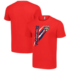 Florida Panthers - Starter Color Scratch T-Shirt Red