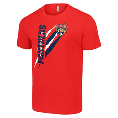 Florida Panthers - Starter Color Scratch T-Shirt Red