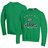 Dallas Stars - Champion Eco Powerblend Crewneck Sweatshirt Kelly Green