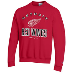 Detroit Red Wings - Champion Eco Powerblend Crewneck Sweatshirt Red