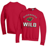 Minnesota Wild - Champion Eco Powerblend Crewneck Sweatshirt Red