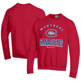 Montreal Canadiens - Champion Eco Powerblend Crewneck Sweatshirt Red