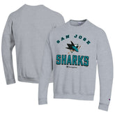 San Jose Sharks - Champion Eco Powerblend Crewneck Sweatshirt Gray
