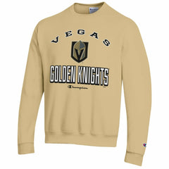 Vegas Golden Knights Champion Eco Powerblend Crewneck Sweatshirt Yellow