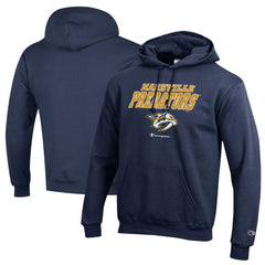 Nashville Predators - Champion Eco Powerblend Pullover Hoodie Navy