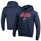 Columbus Blue Jackets - Champion Eco Powerblend Pullover Hoodie Navy