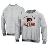 Philadelphia Flyers - Champion Reverse Weave Yarn Dye Pullover Sweatshirt Heather Gray