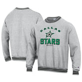 Dallas Stars - Champion Reverse Weave Yarn Dye Pullover Sweatshirt Heather Gray