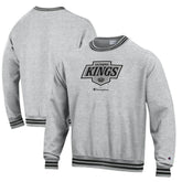 Los Angeles Kings - Champion Reverse Weave Yarn Dye Pullover Sweatshirt Heather Gray