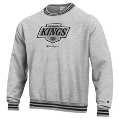 Los Angeles Kings - Champion Reverse Weave Yarn Dye Pullover Sweatshirt Heather Gray