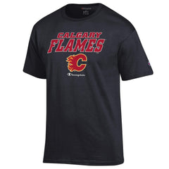 Calgary Flames - Champion Jersey T-Shirt Black