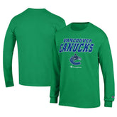 Vancouver Canucks - Champion Long-Sleeve Jersey T-Shirt Green