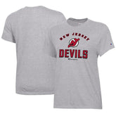 New Jersey Devils - Champion Women's Core T-Shirt Heather Gray