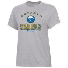 Buffalo Sabres - Champion Women's Core T-Shirt Heather Gray
