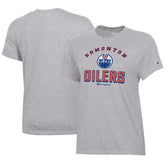 Edmonton Oilers - Champion Women's Core T-Shirt Heather Gray