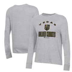 Vegas Golden Knights Champion Women's Core Long Sleeve T-Shirt Heather Gray