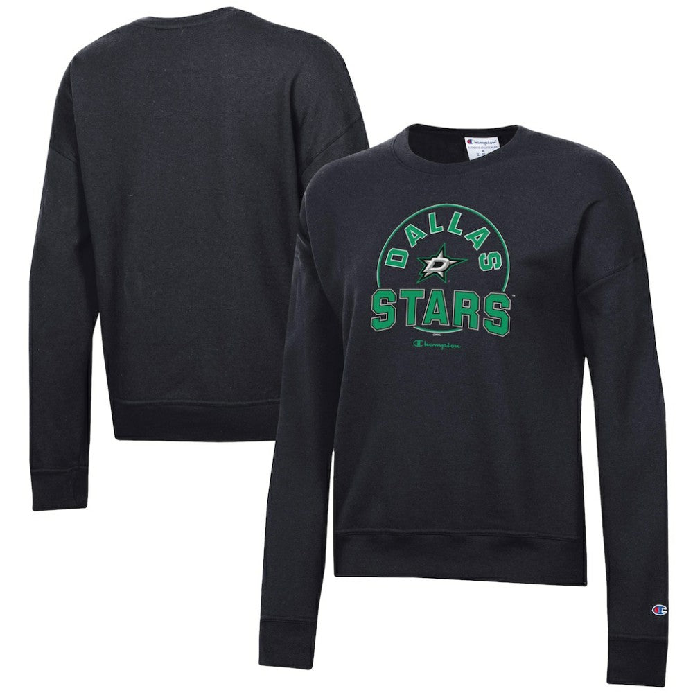Dallas Stars - Champion Women's Powerblend Pullover Sweatshirt Black