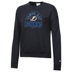 Tampa Bay Lightning - Champion Women's Powerblend Pullover Sweatshirt Black