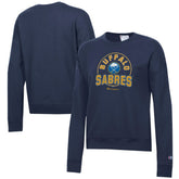 Buffalo Sabres - Champion Women's Powerblend Pullover Sweatshirt Navy