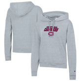 Montreal Canadiens - Champion Women's Powerblend Fleece Pullover Hoodie Gray