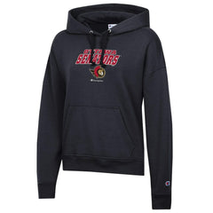 Ottawa Senators - Champion Women's Powerblend Fleece Pullover Hoodie Black