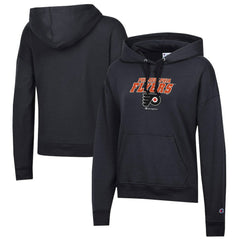 Philadelphia Flyers - Champion Women's Powerblend Fleece Pullover Hoodie Black