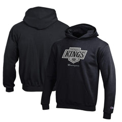Los Angeles Kings - Champion Youth Eco Powerblend Pullover Hoodie Black