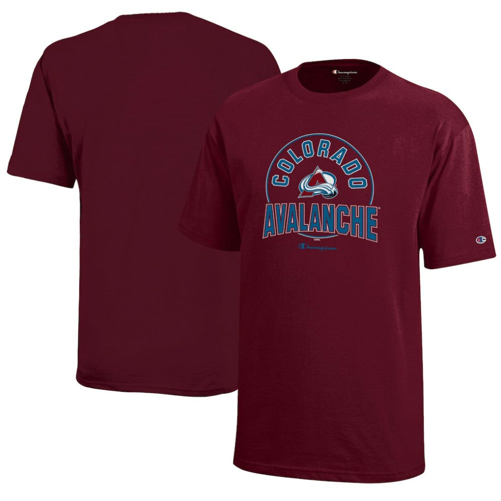 Colorado Avalanche - Champion Youth Jersey T-Shirt Burgundy