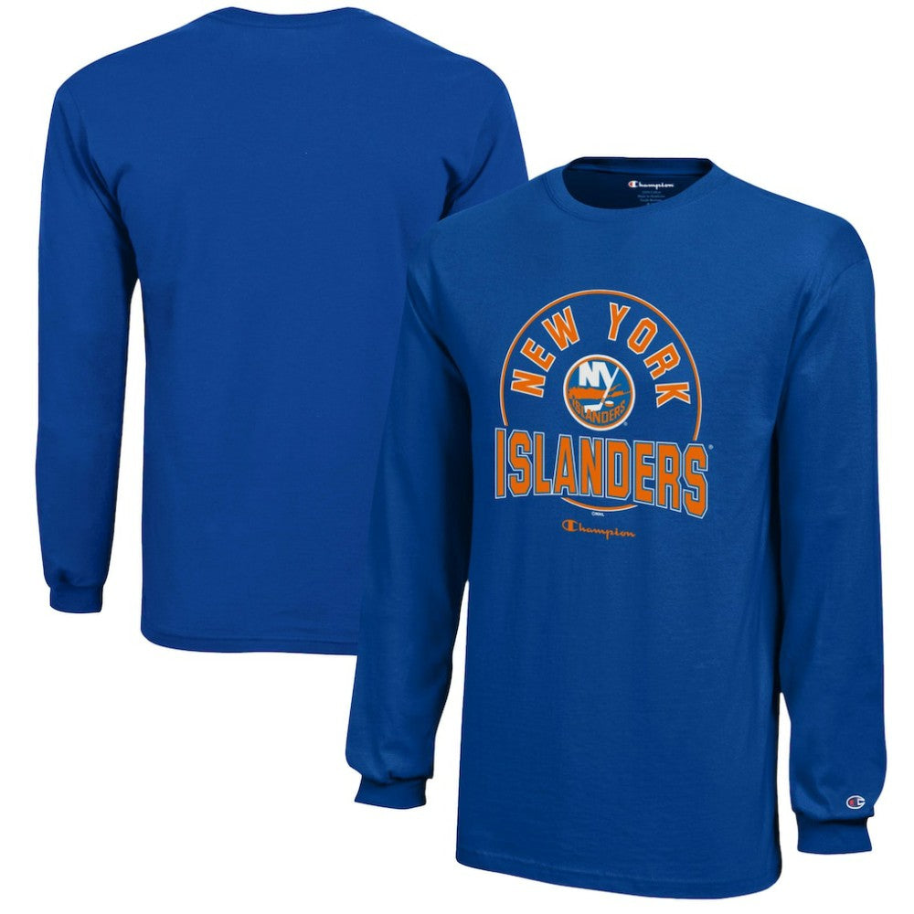 New York Islanders - Champion Youth Long-Sleeve Jersey T-Shirt Royal